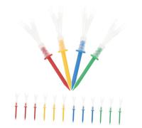 SOPOTUTU 16 Tee Plastica e Colorati Tee Sostitutivi Resistenti con Bassa Attrito per Colpi Lunghi e Precisi Colore Casuale