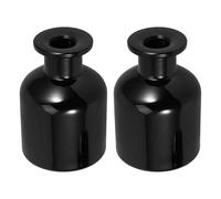 SOPOTUTU 2 Bottiglie Flacone Diffusore in Vetro da 150 Ml per Aromaterapia, Diffusore di Oli Essenziali Fai da Te per Casa e Auto, Bottiglie Vuote Cilindriche senza Coperchio per