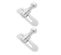 SOPOTUTU 2 Pezzi Chiavistelli a Molla per Rimorchi e Camion, Bulloni in Ferro Zincato M12x25mm, Elementi di Fissaggio Pesanti per Furgoni e Cassoni, Riduzione Vibrazioni e Sicurezza