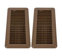 SOPOTUTU 2 Pezzi Copertura Ventilazione Pavimento in Metallo Resistente Protezione Sicurezza Polvere per Bocchette Aria Casa Schermo Diflettore Aria Facile da Pulire