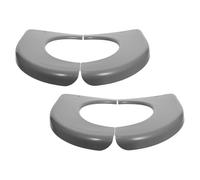 SOPOTUTU 2 Pezzi Cuscino Copriwater Pad Toilette Portatile con Imbottitura Comfort Adatto per Bagni Pubblici Hotel e Campeggio Compatibile con Sedili Standard