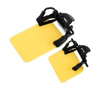 SOPOTUTU 2 Pezzi Paraocchi Laterali Gialli Clip per Occhiali da Tiro Protezione Oculare per Tiro al Bersaglio e Accessori per Occhiali di Sicurezza Standard Internazionale