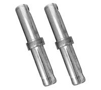 SOPOTUTU 2 pezzi Perno Accoppiamento per Trabattello Zincato Spessore Rinforzato Parte Scaffolding con Bloccante Ricambio Professionale per Edilizia e Industria