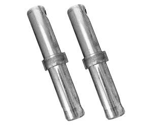 SOPOTUTU 2 pezzi Perno Accoppiamento per Trabattello Zincato Spessore Rinforzato Parte Scaffolding con Bloccante Ricambio Professionale per Edilizia e Industria