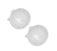 SOPOTUTU 2 pezzi Protezione Piano Cottura Copri Fuochi Cucina Gas Trasparente Anticalore Sicuro Copertura Manopola Cucina Facile da Pulire