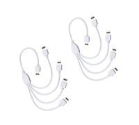 SOPOTUTU 2 pezzi Splitter per Striscia LED Rgb Pin Kit con Connettori Maschio Cavo Divisore Alta Resistenza Termica per Strisce LED Vie