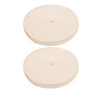 SOPOTUTU 2 Rotoli Nastro in Cotone per Rilegatura da Nastro Archivistico per Riparazione Documenti e Libri Tessuto Naturale Non Sbiancato per Conservazione e Restauro Storico