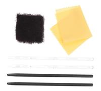 SOPOTUTU 2 set Kit Esperimenti Elettrostatici Completo con in Vetro e Gomma Seta e Pelliccia per Laboratori Scolastici Strumenti Riutilizzabili per Apprendimento Tecnologico della Serie