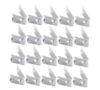 SOPOTUTU 20 Pezzi Clip Supporto Mensole in Inox per Congelatore e Frigorifero Ganci Resistenti per Ripiani Display Cooler Accessori Sostitutivi per Freezer e Vetrine Refrigerate