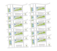 SOPOTUTU 20 Pezzi Miniature Railway Station Model Realistic Bus Stop For Dollhouses Urban Landscapes Photography Props And Miniature Gardening