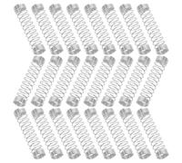 SOPOTUTU 20 Pezzi Molla di Compressione in Acciaio Inossidabile per Penna a Sfera, Piccola Molla Argento Compatibile Refill Penna, Uso Prolungato e Ampia Compatibilità per Scuole e Uffici