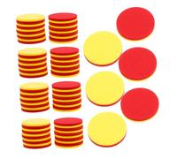 SOPOTUTU 200 Pezzi Contatori Matematici in EVA per Dischi da Contare Bicolore Rosso e Giallo Strumenti Didattici per Apprendimento e Sviluppo Logico Attività Educative per Scuola e Casa