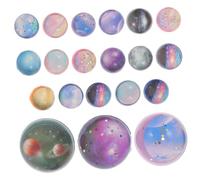SOPOTUTU 20pezzi Palline Rimbalzanti Spaziali Pz Distributore Automatico Piccole e Colorate Per Interni Giochi Antistress e Regali Di Compleanno
