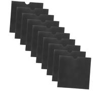 SOPOTUTU 25 pezzi Buste CD Dvd in Kraft Nera Custodie Protettive Resistenti per Archivio Dischi Antigraffio e Anti-polvere per e Scuola