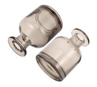 SOPOTUTU 2pezzi Bottiglia di Vetro Ambrato Vuota per Diffusore Bastoncini Contenitore per Oli Essenziali e Fragranze per Aromaterapia e Progetti Fai da Te