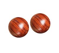 SOPOTUTU 2pezzi Palline per Massaggio in Legno Marrone per Esercizi Manuali, Massaggiatore Shiatsu Portatile per Anziani, Promuove Movimento Muscolare della Mano