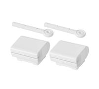 SOPOTUTU 2sets Spremi-dentifricio Manuale Dispenser Per Tubetti Di Dentifricio Da Parete Spremi-tubi Per Bagno Clip Per Dentifricio Utilizzabile Tubi Chiave Abs Robusto