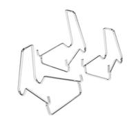 SOPOTUTU 3 pezzi Supporti Espositivi in Metallo per Stand Agata e Minerali Base Stabile e Levigata per Diverse Finitura e Resistente