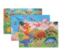 SOPOTUTU 3 set Puzzle Legno Animali per Colorati Gioco Educativo Montessori per Sviluppo Cognitivo e Coordinazione Manuale Sicuro e Durevole Adatto in Età Prescolare