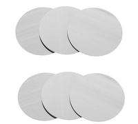 SOPOTUTU 30 piastre autoadesive rotonde in acciaio inox, 6 cm, per supporti magnetici per auto, dischi magnetici, compatibili con custodie