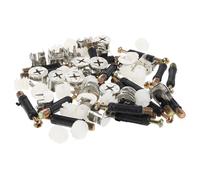 SOPOTUTU 40 Pezzi Kit Connettori Mobili per Armadi e Serrandina e Giunzioni Mobili Stabili con Viti Bulloni e Dadi di Fissaggio per Arredamento Casa