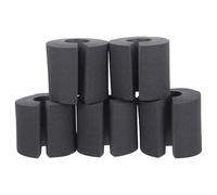 SOPOTUTU 5 Pezzi Set 5 Paracolpi Porta in Schiuma Anticollisione e Anti-Pizzicamento, Fermaporta Riutilizzabile Grigio per Sicurezza e Protezione Mobili in Casa