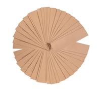 SOPOTUTU 50 pezzi Astucci per Penne in Carta Kraft con Finestra Custodie Singole Resistenti per Confezioni Regalo e Ufficio Portapenne Vintage per Scuola e Business
