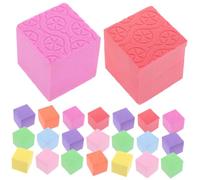SOPOTUTU 50pezzi Blocchi Di Schiuma Colorati Piccoli Blocchi Da Costruzione Blocchi Di Schiuma Di Giocattolo Educativo Per Prima Infanzia