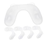 SOPOTUTU 5pezzi Naselli Per Per Ragazzo Ragazza Cuscinetti Nasali Antiscivolo in Silicone Supporto Per Ponte Forma Di u Per Da Per Ragazzo Ragazza Scuola Uso Esterno