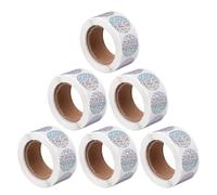 SOPOTUTU 6 adesivi olografici etichette adesivi circolari carta adesiva circolare rotonda
