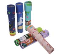 SOPOTUTU 6 Pezzi Caleidoscopio per Bambini Gioco Educativo in Carta Leggero Forte Trasmissione Luce Come Regalini Fine Festa Compleanno per Ragazzo Ragazza Stili Multipli