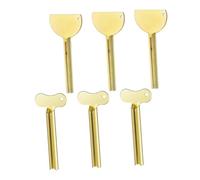 SOPOTUTU 6 Pezzi Metal Tube Squeezer Compact Key Roller For Toothpaste Hair Dye Cosmetic Travel Friendly Portable Dispenser Tool