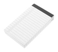 SOPOTUTU 6 Pezzi piccoli blocchi per appunti Piccola pad di memo blocchi per scrivere Blocco note Mini Note Pads libro degli appunti Notebook di controllo White