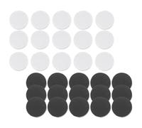 SOPOTUTU 60 Componenti da Tavolo Nero e Bianco in Plastica, Semplice Design e Facili da Usare, Accessori Pratici per Giochi e Insegnamento