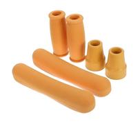 SOPOTUTU 6pezzi Impugnatura Per Stampelle Imbottitura Cuscinetti Sostitutivi Bracciolo Deambulatore Maniglia Avambraccio Ascellare Punta Bastone Passeggio Stabilità Comfort