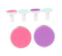 SOPOTUTU 6pezzi Kit di Testine di Levigatura per Unghie da Punte Rotanti Elettriche Strumenti per Levigatura Fine per Smalto Testina per Manicure Taglio Delicato delle Unghie