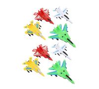 SOPOTUTU 8 Pezzi Giocattoli Aeroplani Colorati per Giocattoli Educativi per Sviluppo delle Abilità Sensoriali e Coordinazione Mano Occhio per Feste Compleanno e Natale