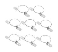 SOPOTUTU 8 Pezzi Kit Sicurezza Fissaggi Antiribaltamento Mobili in Metallo con Staffe Angolari per Armadi Librerie Dresser Ancoraggi Parete Resistenti e Facili da Installare per Protezione