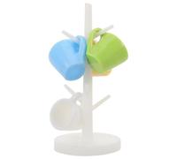 SOPOTUTU Accessori Da Cucina In Miniatura Mini Organizer Per Bicchieri Porta Bicchieri In Plastica Mobili In Miniatura Portabicchieri Per Casa Delle Bambole In Plastica Decorazioni