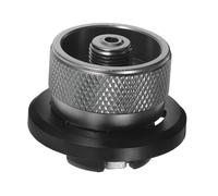 SOPOTUTU Adattatore per Bombola Gas Propano Convertitore Compatto per Escursionismo Piccoli Adattatori per all Realizzato in Alluminio e Plastica