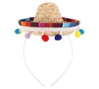SOPOTUTU Cappello Messicano Mini Cappello in Poliestere , Design Unico e Confortevole e Decorazioni per Feste per Festa di Carnevale