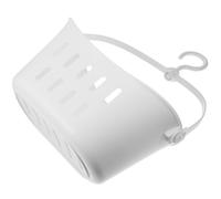 SOPOTUTU Cestino da Doccia Sospeso in Plastica Rettangolare con Gancio, Organizer Portaoggetti per Bagno e Cucina, Contenitore Salvaspazio per Snack e Accessori