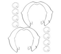 SOPOTUTU Clip a Molla per Faretti Mr11 Mr16 20 Pezzi in Metallo Resistente Morsetto di Fissaggio per Lampade da Incasso, Porta Faretto per Illuminazione da Soffitto in Casa e