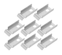 SOPOTUTU Clip per Mensole in Metallo 7 MM Set 8 Pezzi Viti Supporto per Ripiani di Armadi e Scaffalature Montaggio Rapido e Stabile per Organizzazione Casa e Ufficio