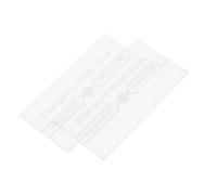 SOPOTUTU Copertura Interruttore Allarme Manuale Vetro Antincendio Trasparente Per Emergenza 2 Pezzi, Sostituzione Vetri Rottura Per Sicurezza Antincendio in Ambienti Industriali e Aziendali