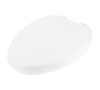 SOPOTUTU Copriwater Bianco Morbido e Resistente con Guarnizione per Wc Apertura e Chiusura Silenziosa Comfort e Protezione per Uso Adatto Tutte