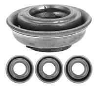 SOPOTUTU Cuscinetti Sedia a 4 Cuscinetti a Sfere per Anteriore Supporto Sterzo in Ricambio Compatibile per Sedie a Kit Installazione Facile per Trasporto e Maneggevolezza