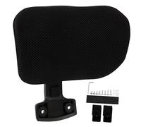 SOPOTUTU Cuscino Schienale Regolabile per Sedia Ufficio Supporto Ergonomico Testa Rimovibile per Dolori Accessorio Rialzo Schienale per Computer Nero