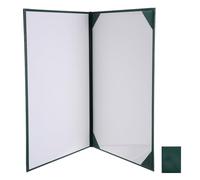 SOPOTUTU Custodia Rigida per Diploma Verde Scuro Imbottita, Cartella per Certificati Formato Lettera Bifacciale, Copertina Vuota per Diplomi Scolastici, Portadocumenti Protettivo