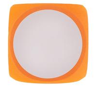 SOPOTUTU Dado di Schiuma Cancellabile 10 Cm Arancione Dado da Gioco Educativo Fai da Te Riutilizzabile per Attività Didattiche e Giochi in Classe